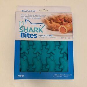 Shark Bites Silicone Mold - Teal
